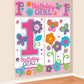Wall Decorating Kit | 1st Birthday | Girl | Flowers and Butterflies Collection