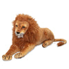 Melissa & Doug Giant Lion Stuffed Animal Plush Toy (Over 6 Feet Long) - Lifelike Plushie Lion for Pretend Play and Room Decor, Toddler Toys for Ages