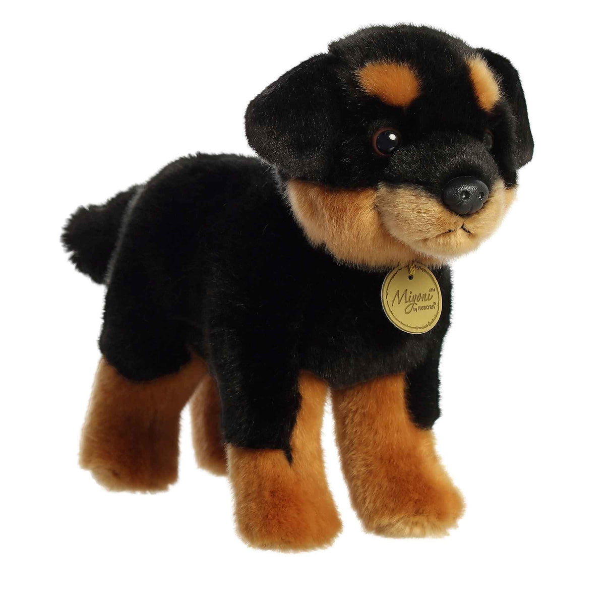 Aurora Miyoni 10" Rottweiler Realistic Stuffed Animal