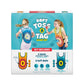 Chuckle & Roar Soft Toss Target Vest & Ball Game for Kids - Velcro Target Bibs with Super Soft Toss Balls - Indoor Outdoor Active Play Game, Family