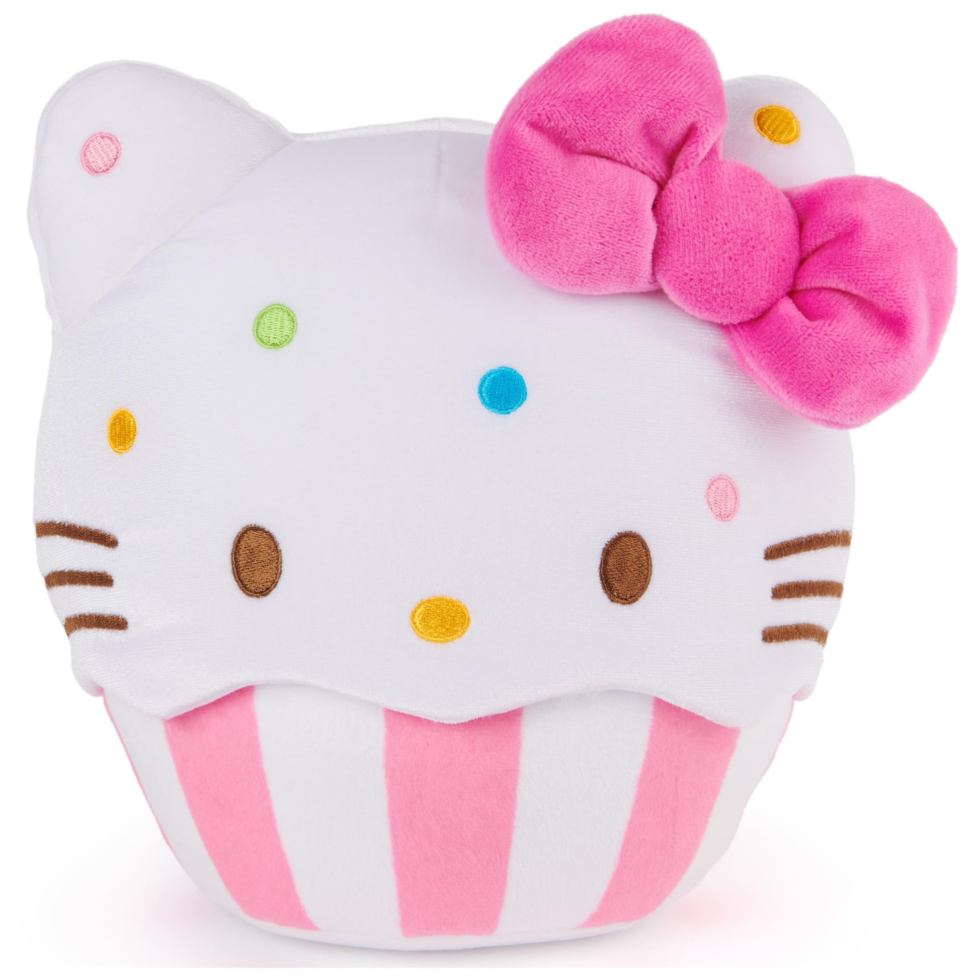 GUND Sanrio Hello Kitty Cupcake 8-Inch Dessert Plush Toy for Ages 1+