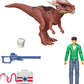 Mattel Jurassic World: Chaos Theory Set with 2 Action Figures, Defender Pack with 3.75-inch Scale Kenji & Stygimoloch Plus 2 Accessories