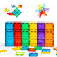 Gemmicc Magnetic Tiles, Magnet Toys Building Blocks for Kids, STEM Approved Educational Toys, Starter Set Magnet Puzzles Stacking Blocks,Sensory