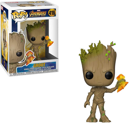 Funko POP! Marvel: Infinity War - Groot with Stormbreaker