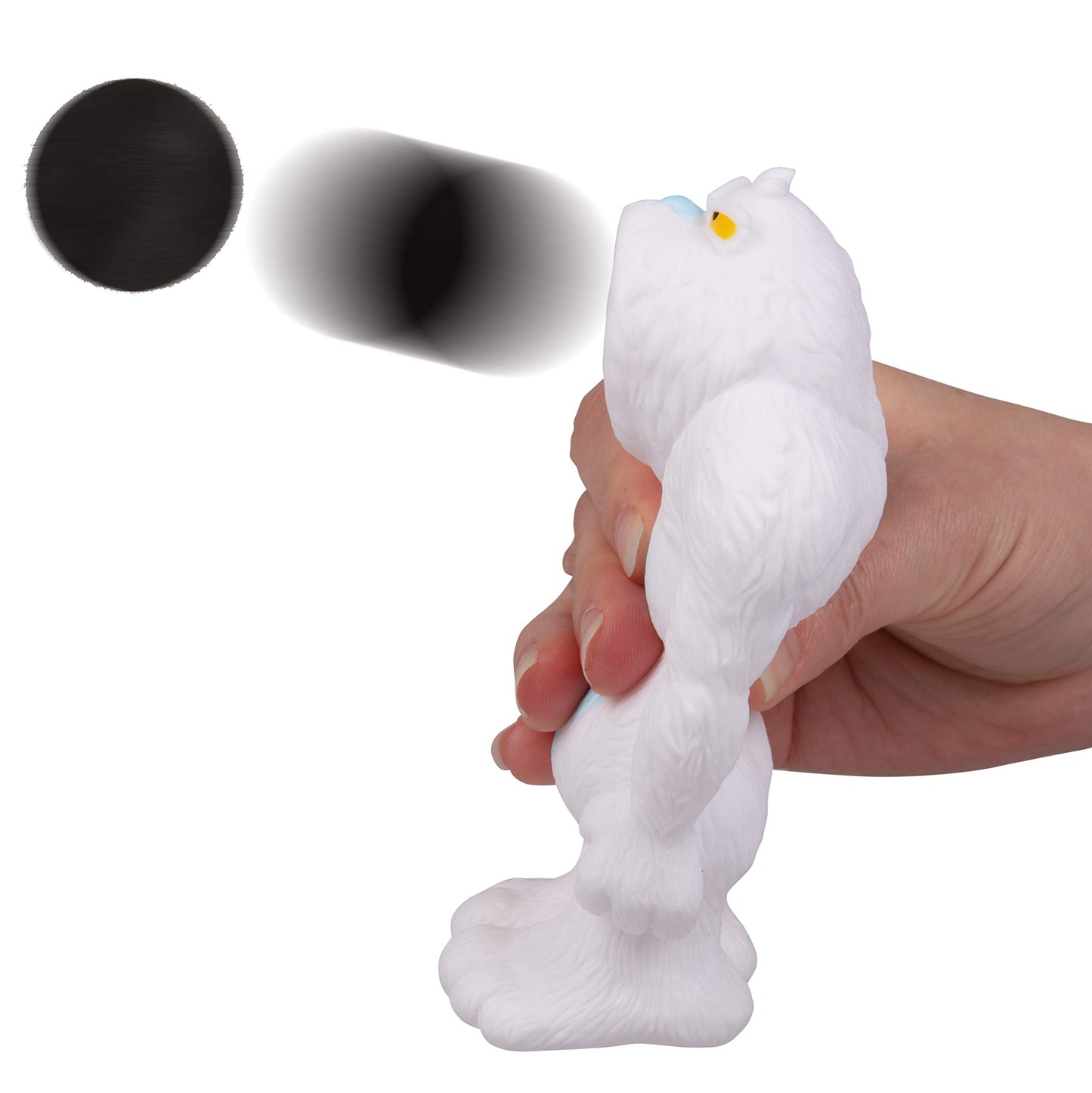 Hog Wild Yeti Ball Popper Toy - Includes 4 Soft Foam Balls - Squeeze to Pop Air Powered Balls Up to 20 Feet - Launcher Safe for Indoor/Outdoor Play