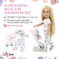 Emily Rose 14 Inch Doll Clothes - 5PC Koala Pajama PJ Sleepover Set with Slippers & Toy | USA Brand | PJs Compatible with Glitter Girls & Wellie
