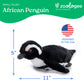 The Petting Zoo ABF Swimming Penguin Stuffed Animal Plushie, Gifts for Kids, Earth Keeperz Sealife Animals, Zoologee ABF Penguin Plush Toy, 11 inches