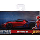 Jada Toys Metals Die-Cast Spider-Man 2017 Ford GT, 1:32 Scale Die-Cast Vehicle Red/Blue