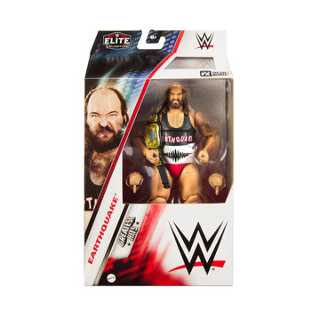 Mattel WWE Elite Action Figure & Accessories, 6-inch Collectible Earthquake with 25 Articulation Points, Life-Like Look & Swappable Hands