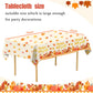 Fall Party Decorations 3PCS Happy Fall Y'all Tablecloth Autumn Pumpkin Maple Leaves Plastic Table Cloths for Fall Harvest Thanksgiving Party Supplies