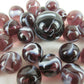 Big Game Toys~25 Glass Marbles Grape APE Translucent Clear Purple White Classic Style Game Pack (24 Player, 1 Shooter) Decor/Vase Filler/Aquarium