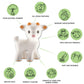 CaaOcho Pure Natural Rubber Teething Baby Toy - Sola the Goat Teether for Babies, BPA Free Baby Toy, All Natural Teething Toys for Babies 0-6, Safe