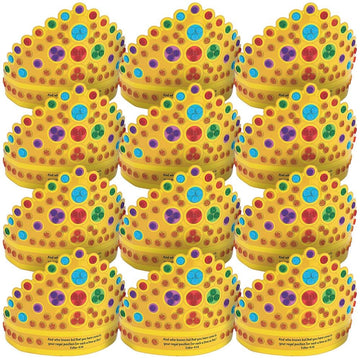 Queen Esther Mosiac Crown Craft Kit - Crafts for Kids and Fun Home Activities