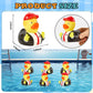 Baby Bath Toy Rubber Ducks, Squeak Ducking Funny Duckies Toy for Children Kids Baby Showers Bath Time Birthday Gifts Party Favors