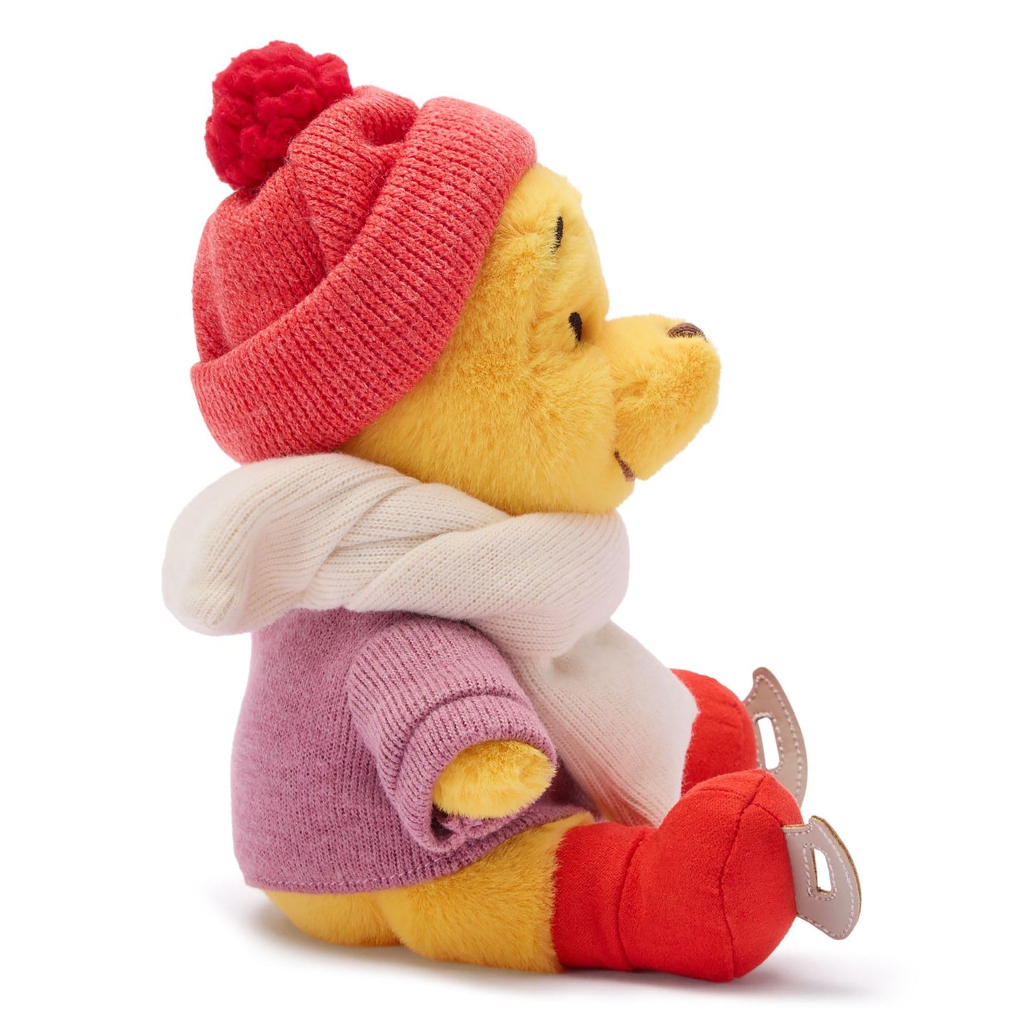 Disney Store Official Winnie the Pooh Ice Skating Plush - Cute Stuffed Animal for Winter Fun - The Perfect Plushie Inspired By The Many Adventures