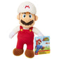 Super Mario Fire Mario Plush Stuffed Toy Figure 6" Scale