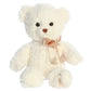 Aurora® Snuggly Ashford Bear™ Stuffed Animal - Comforting Companion - Imaginative Play - White 14 Inches