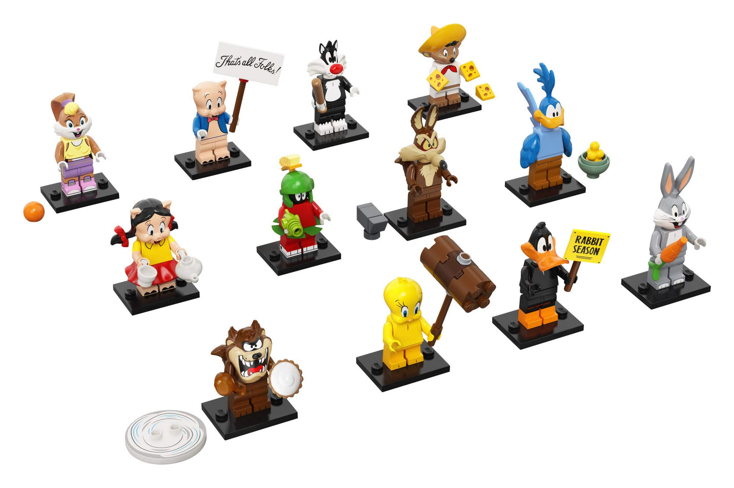Lego Minifigures Looney Tunes 71030 Building Kit; Cool Toys to Add Fun Action to Lego Sets; an Awesome Collectible Gift for Looney Tunes Fans or Kids