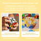Nerfcareani 3D Cube Puzzle for Kids Color Matched Game Brain Teaser Game,Educational Learning Toys for Logical Thinking, Family Board Games, Durable