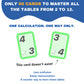 Multiplication Flash Cards with Tricks for Kids - Times Tables Hacks: A Fun and Easy Way to Learn Multiplication