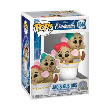 Funko Pop Disney: Cinderella's 75th Anniversary - Jaq and Gus Gus - Collectable Vinyl Figure - Gift Idea - Official Merchandise - Toys for Kids &
