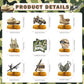 Army Party Decorations Centerpieces, 3D Tank Honeycomb, Military Table Decorations, Army Birthday Party Decorations for Baby Shower Camo Birthday
