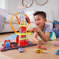 Hot Wheels City Super Loop Fire Station Playset & 1 Toy Car