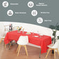 Craft And Party, Red Plastic Table Cover Roll - 40in X 100 feet Heavy Duty Plastic Banquet Table Cover Roll. (Red)