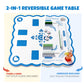 Floating Mahjong Table for Pool, 2-in-1 Pool Mahjong & Floating Card Table for Pool, 31.5” Mahjong Pool Float Table, EVA Floating Game Table for Pool