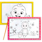 Cocomelon Paint with Water Set - Bundle of Reusable Mess Free Imagine Ink Book, Water Surprise Brush & Stickers | Cocomelon Water Painting Art Kit