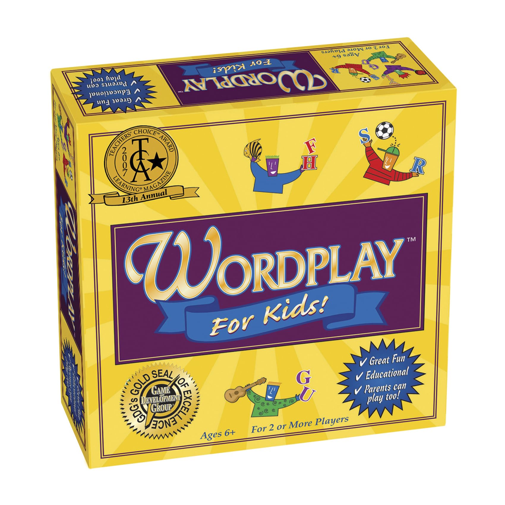 Wordplay for Kids - A Fast-Paced, Award-Winning Game Filled with Fun Word Challenges - Great for the Whole Family, Ages 6 & Up