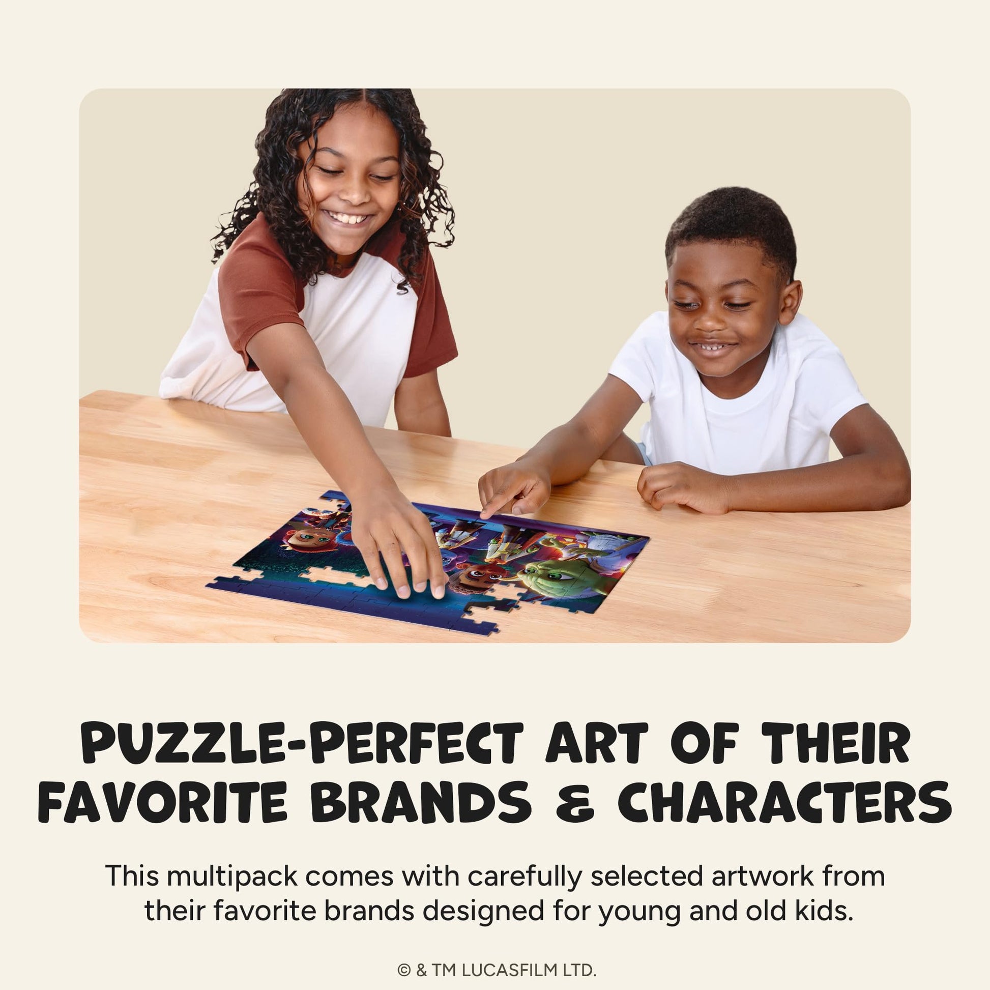 Buffalo Games - Star Wars™ - 4 Pack Multi-Piece Puzzles for Kids Ages 3-6+