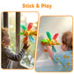 iPlay, iLearn Baby Duck Bath Toy, Toddler Bathtub Shower Toy W/ Suction Spin Gear, Floating Animals, Fishing Net Pool Water Play, Birthday Easter Gift