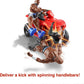 Mattel WWE Wrekkin' Slam & Spin ATV Vehicle & Action Figure Playset with Toy 4-Wheeler & Big E 6-inch Collectible, Launching Action & Breakaway Parts