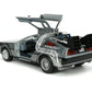 Jada Back to The Future Part I 1:24 Time Machine Die-cast Car Light Up Feature, Toys for Kids and Adults