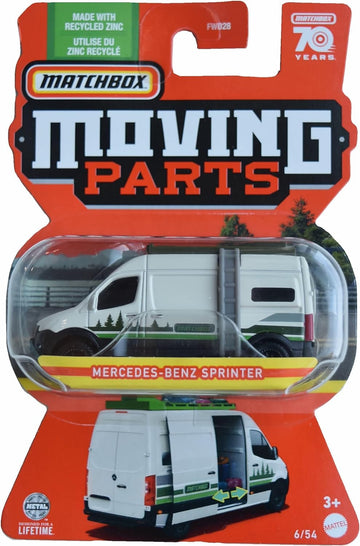 Matchbox Mercedes Benz Sprinter, 1:64 Scale, Blue, Kid, Van, Truck, Children, Kids, Unisex