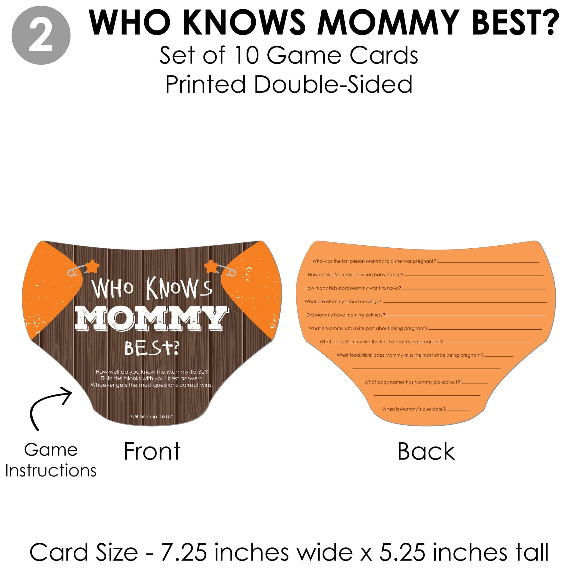 Big Dot of Happiness Gone Hunting - 4 Deer Hunting Camo Baby Shower Games - 10 Cards Each - Gamerific Bundle