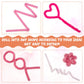 BEIQIYA 80pcs Fluffy Tube Cleaner, Thick Fluffy Fuzzy Wire Sticks Crart Supplies for Making Animals Plants Fruits Flowers Decorations- Pink