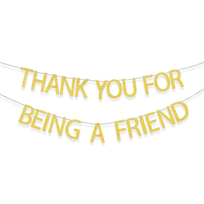 YzYbuaego Thank You for Being A Friend Banner Golden Girls, Thank You, Friend, Thanks Banner