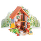 Tender Leaf Toys - Robin’s Nest Box - Wooden Toy Birdhouse with Bird Family and Accessories - Imaginative Play Set - Develop Creative Storytelling