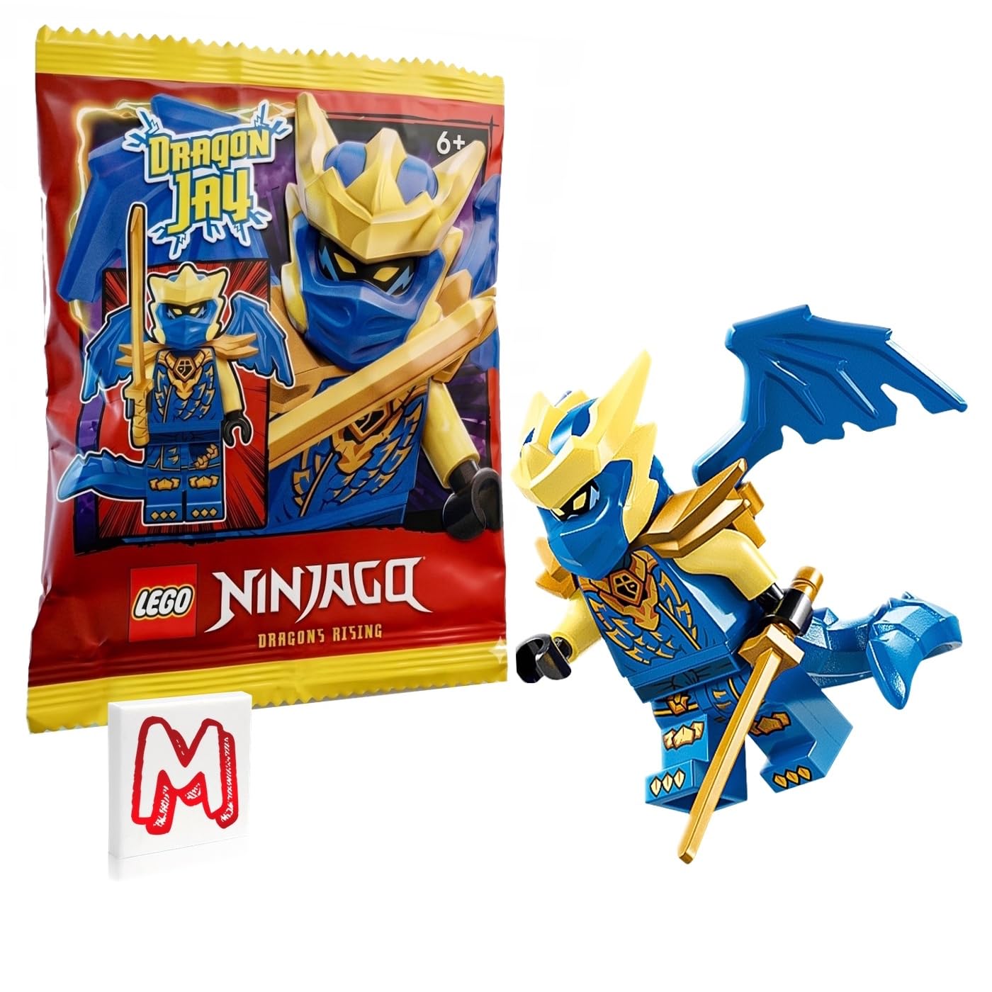 LEGO NINJAGO Dragons Rising Season 4 Minifigure - Jay (Dragon Form)