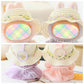 Clothes for Lububu Dolls(No Doll) Accessories, Outfit Set 5 Pieces Gauze Dress for 17cm Doll, Romantic Hat Skirt Shoes Doll Clothing Set Replacement