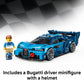 LEGO Speed Champions Bugatti Vision Gran Turismo Hyper Sports Car Building Toy for Kids & Gamers - Building Set W/Bugatti Driver Minifigure for Boys