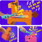 Mega Bloks Fisher-Price Toddler Building Blocks Toy Set, Musical Farm Band with 40 Pieces and 6 Music Sheets, Ages 1+ Years