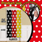 Red Black Yellow Foil Fringe Curtains Birthday Decorations, 2 Pack 3.2x6.6ft Mouse Color Tinsel Streamers Backdrop Baby Shower Cartoon Mouse Birthday