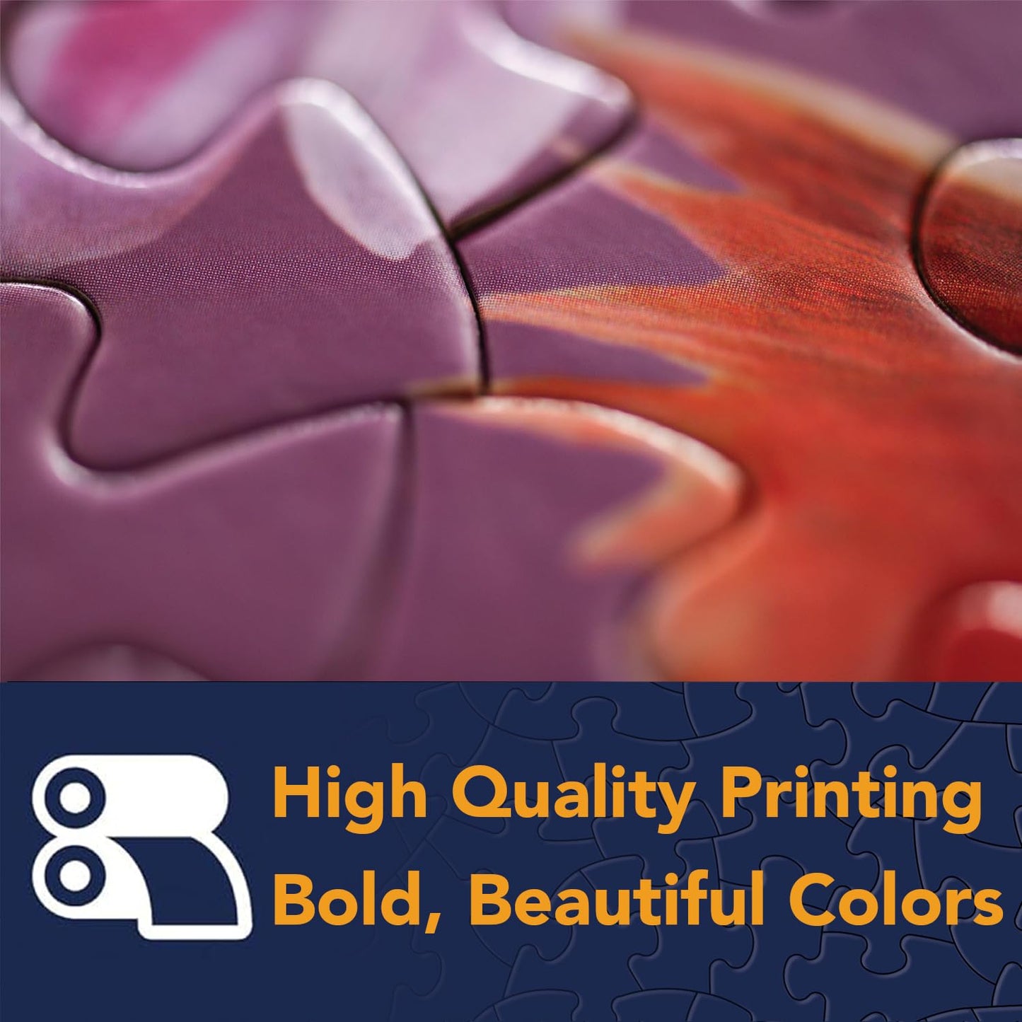 Bits and Pieces 300 Piece Puzzles for Adults 300 Large Pieces 18" x 24" Jigsaw Puzzles, Cardinals Snow Lamp Post, Random Die Cut, No 2 Pieces Alike