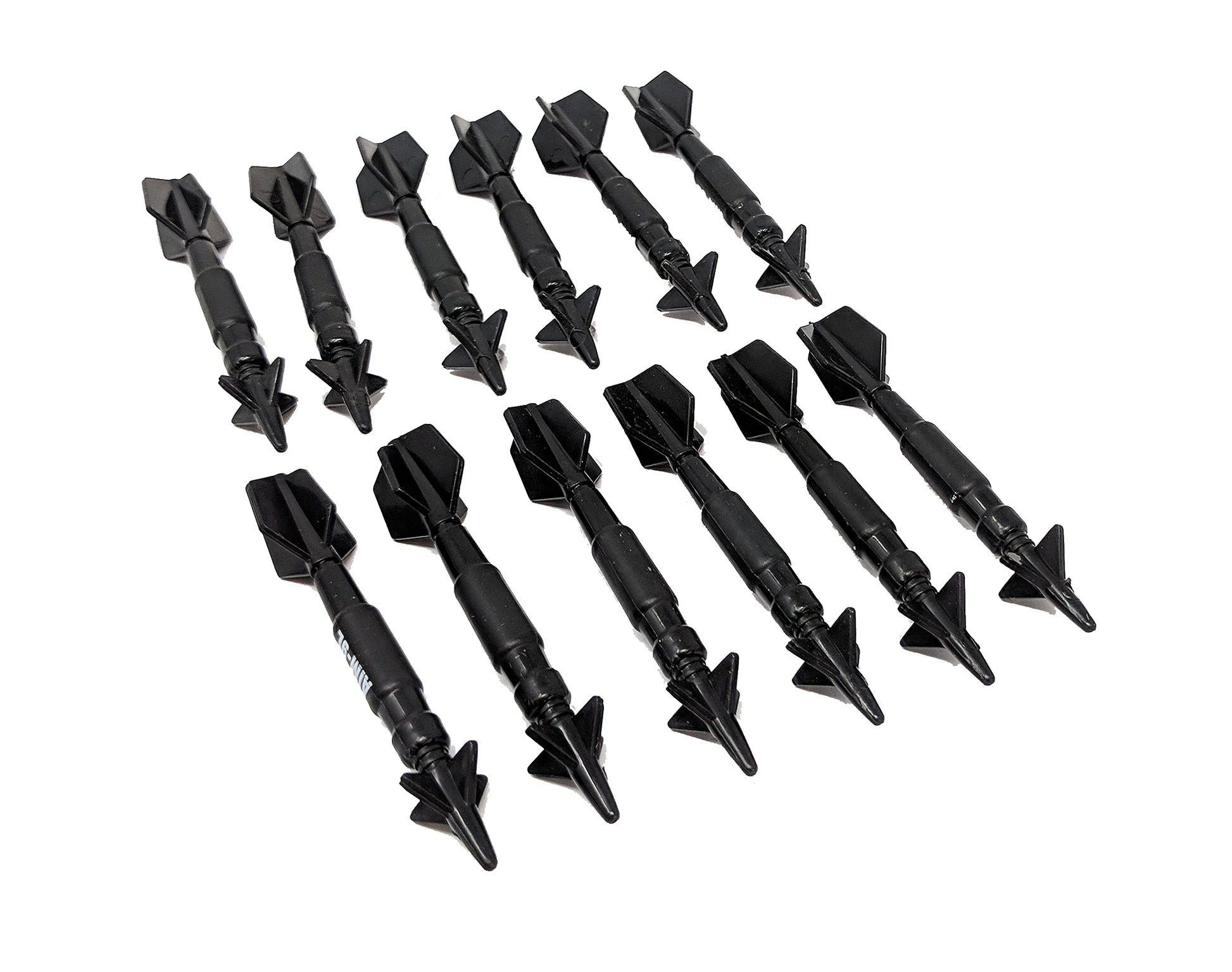 Military Navy Air Force Toy AIM-9 Sidewinder Missiles, 12 Pieces
