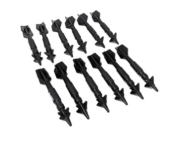 Military Navy Air Force Toy AIM-9 Sidewinder Missiles, 12 Pieces