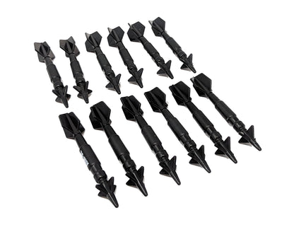 Military Navy Air Force Toy AIM-9 Sidewinder Missiles, 12 Pieces