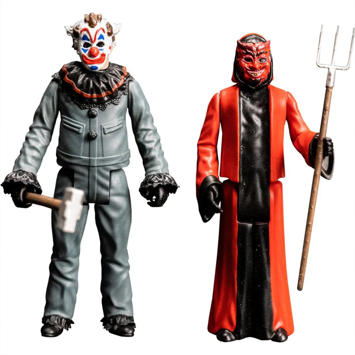 Trick Or Treat Studios Haunt 3.75 Inch Action Figure 2-Pack | Clown & Devil